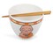 Hungry Buddha Japanese Dinnerware Set | 16-Ounce Ramen Bowl and Chopsticks